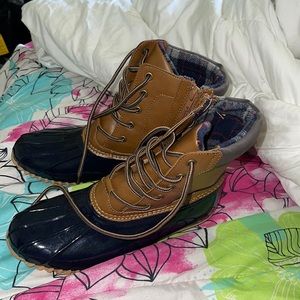 Sporto fleeced line duck boots